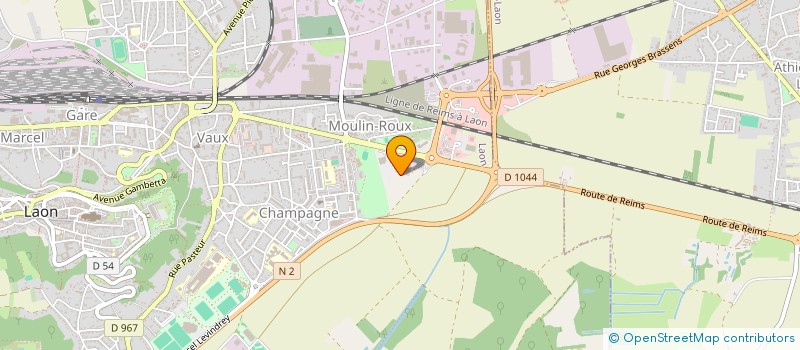 localisation de l'entreprise THEIA à LAON