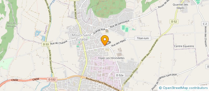 localisation de l'entreprise THEIA  MOURS-SAINT-EUSEBE