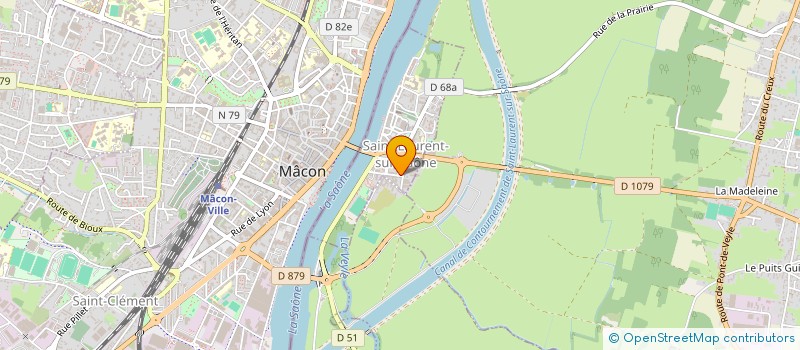 localisation de l'entreprise THEIA  SAINT-LAURENT-SUR-SAONE