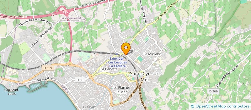 localisation de l'entreprise THEIA CONSULT à SAINT-CYR-SUR-MER