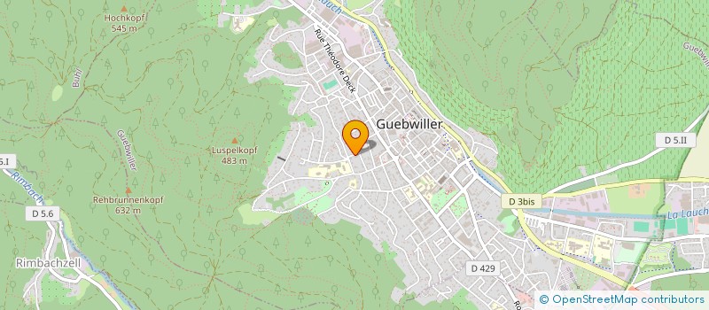 localisation de l'entreprise THEIA ERYTHAGE  GUEBWILLER