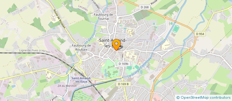 localisation de l'entreprise THEIA OPTIC à SAINT-AMAND-LES-EAUX
