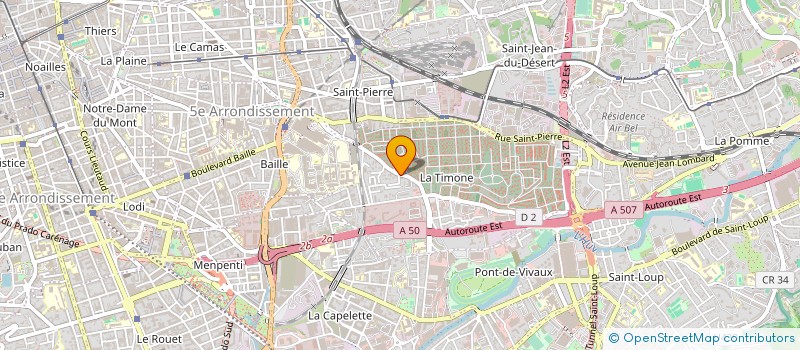 localisation de l'entreprise THEIADIF à MARSEILLE