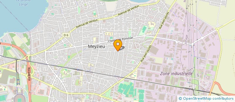 localisation de l'entreprise THEIERE - FEUILLES - CISEAUX  MEYZIEU