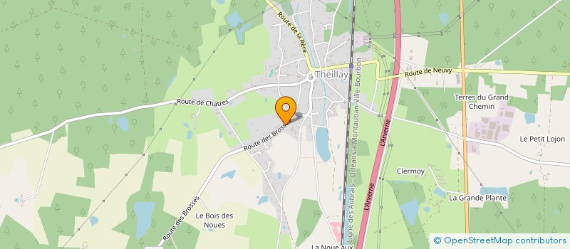 localisation de l'entreprise THEILLAY BMX CLUB  THEILLAY