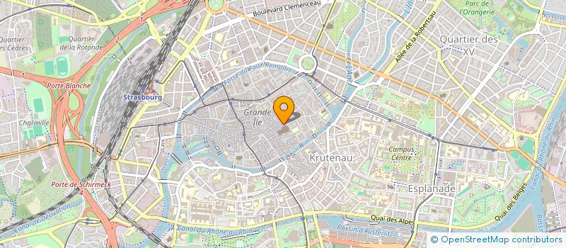 localisation de l'entreprise THEIM à STRASBOURG