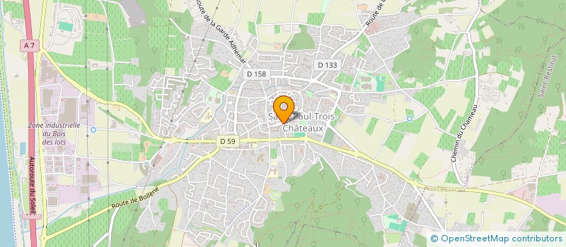 localisation de l'entreprise THEIMO  SAINT-PAUL-TROIS-CHATEAUX