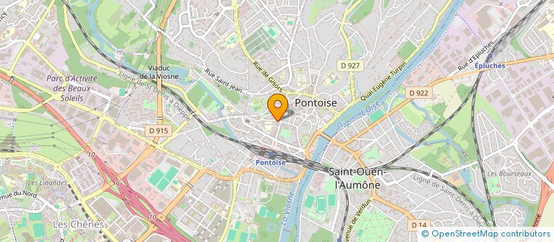 localisation de l'entreprise THEINA  PONTOISE