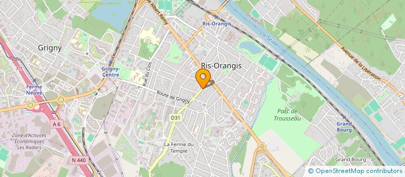 localisation de l'entreprise THEINFLUENCENYC  RIS-ORANGIS