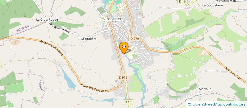 localisation de l'entreprise THEISEN TRANSPORTS à VIMOUTIERS