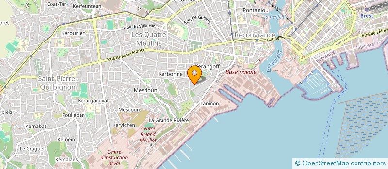 localisation de l'entreprise THEJIS à BREST