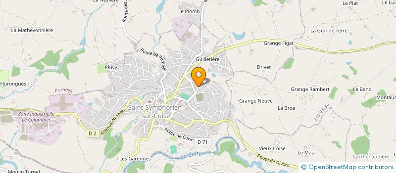 localisation de l'entreprise THEKILL  SAINT-SYMPHORIEN-SUR-COISE