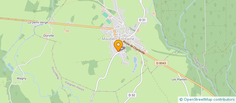 localisation de l'entreprise THELA IMMOBILIER  MAUBERT-FONTAINE