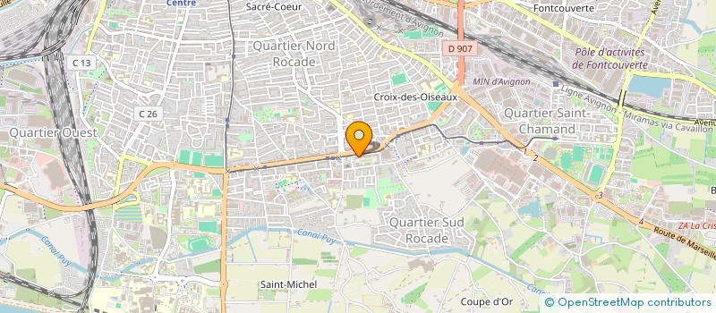 localisation de l'entreprise THELBA  AVIGNON