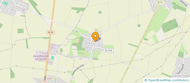 localisation de l'entreprise THELCAP IMMO  COISY