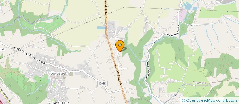 localisation de l'entreprise THELEM  CHUZELLES