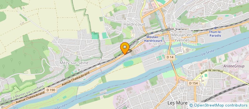 localisation de l'entreprise THELEM'AC à HARDRICOURT