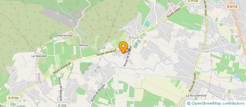 localisation de l'entreprise THELEME  ANDUZE