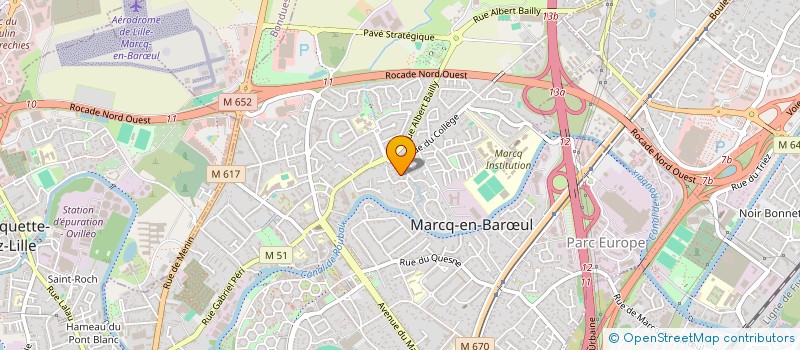 localisation de l'entreprise THELEME à MARCQ-EN-BARŒUL