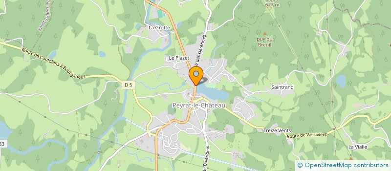 localisation de l'entreprise THELEME  PEYRAT-LE-CHATEAU