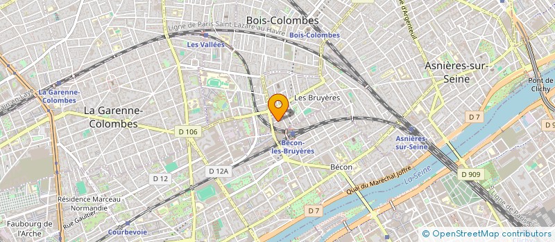 localisation de l'entreprise THELEME PARTENAIRE IMMOBILIER  ASNIERES-SUR-SEINE