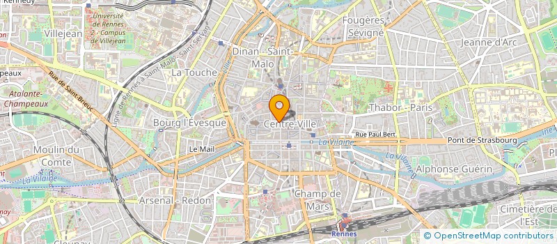 localisation de l'entreprise THELEME THEATRE  RENNES