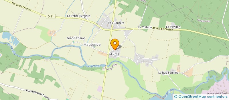 localisation de l'entreprise THELENE à HAUTERIVE