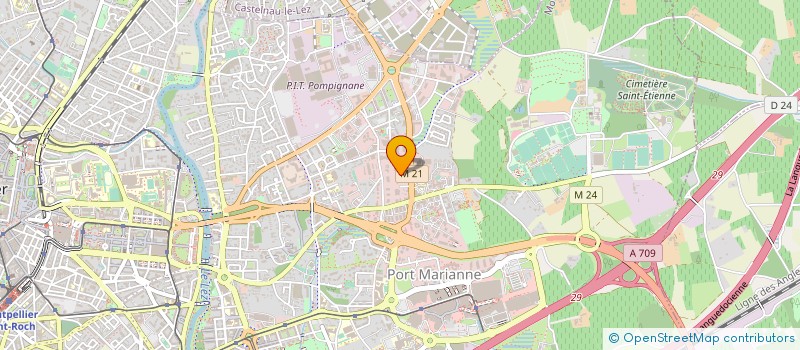 localisation de l'entreprise THELENE IMMOBILIER à MONTPELLIER