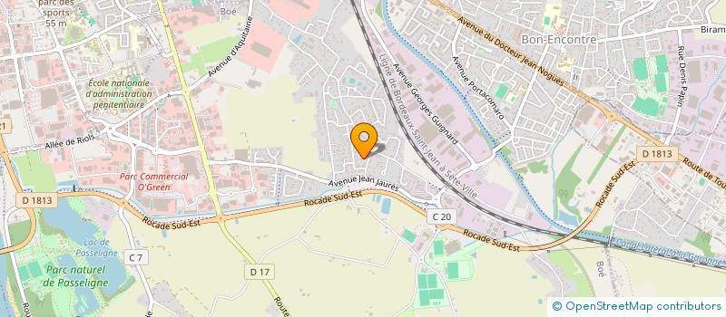 localisation de l'entreprise THELIA  BOE