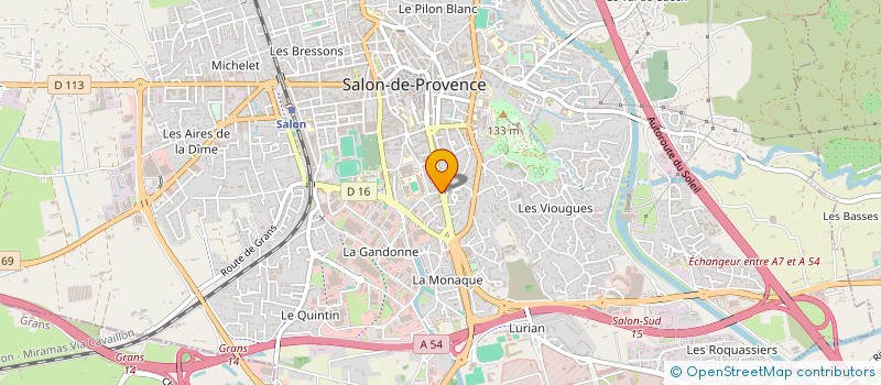 localisation de l'entreprise THELIA à SALON-DE-PROVENCE