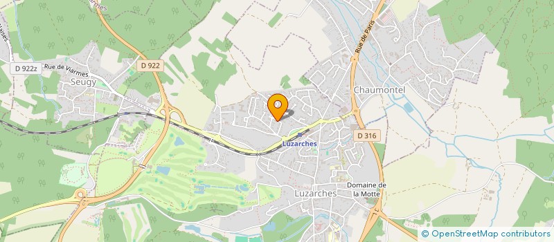 localisation de l'entreprise THELIAMENAGEMENT  LUZARCHES