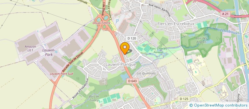 localisation de l'entreprise THELICE  LAUWIN-PLANQUE