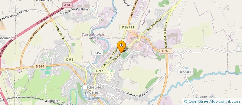 localisation de l'entreprise THELIFE4  VILLEDIEU-LES-POELES-ROUFFIGNY