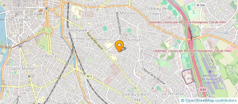 localisation de l'entreprise THELIMA à TOULOUSE