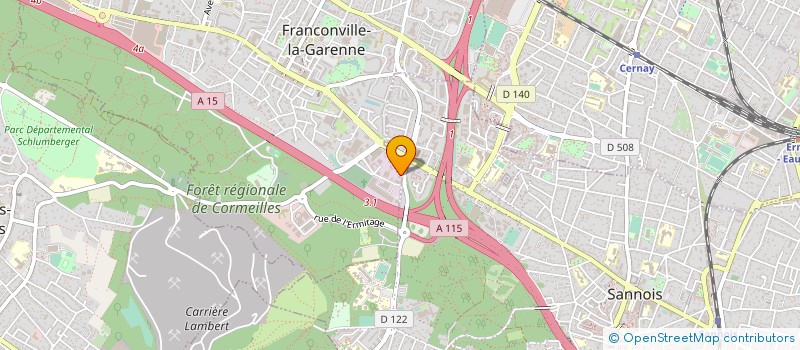 localisation de l'entreprise THELIO FI'  FRANCONVILLE