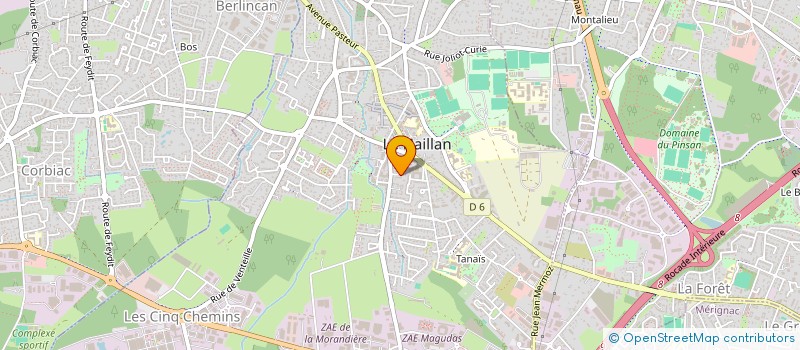 localisation de l'entreprise THELIOCAUX  LE HAILLAN