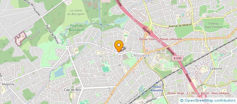 localisation de l'entreprise THELIOM à PESSAC