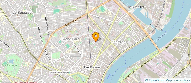 localisation de l'entreprise THELIOZ  BORDEAUX