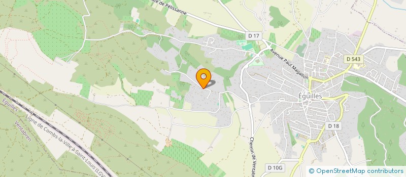 localisation de l'entreprise THELIRE  EGUILLES