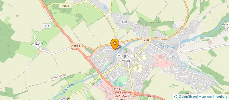 localisation de l'entreprise THELISE  MAGNY-EN-VEXIN