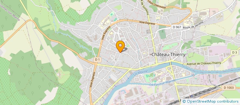 localisation de l'entreprise THELLIAENS à CHATEAU-THIERRY