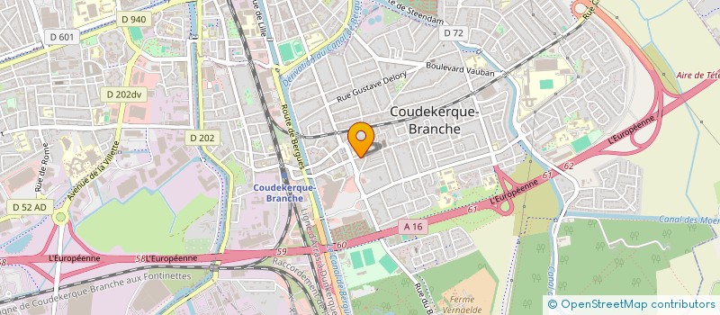 localisation de l'entreprise THELLIER PHILIPPE  BRAY-DUNES