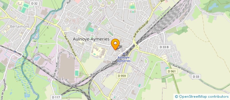 localisation de l'entreprise THELLIEZ RENE & ANDRE  AULNOYE-AYMERIES