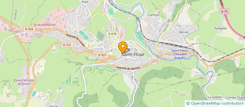localisation de l'entreprise THELM INVEST à SAINT-FLOUR