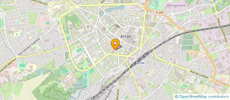 localisation de l'entreprise THELMAS à ARRAS
