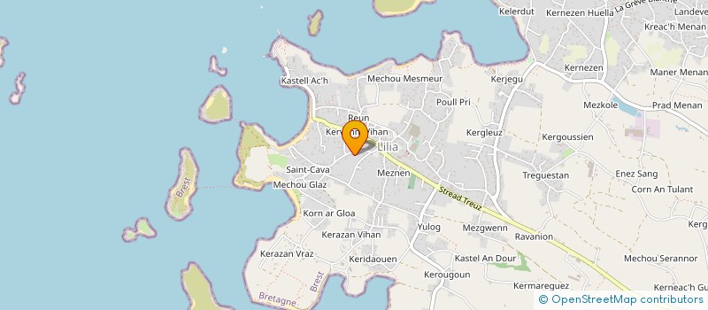 localisation de l'entreprise THELO  PLOUGUERNEAU