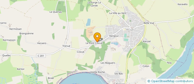 localisation de l'entreprise THELOA SOL  ARZAL