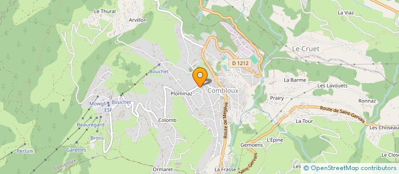 localisation de l'entreprise THELOMA  MEGEVE