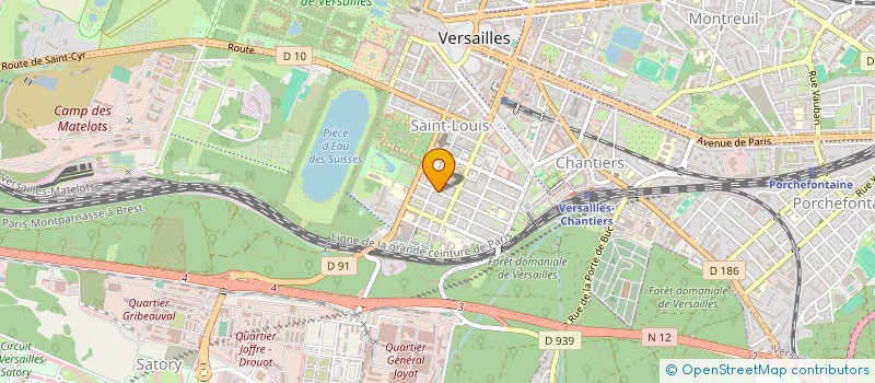 localisation de l'entreprise THELOMA SARL à VERSAILLES