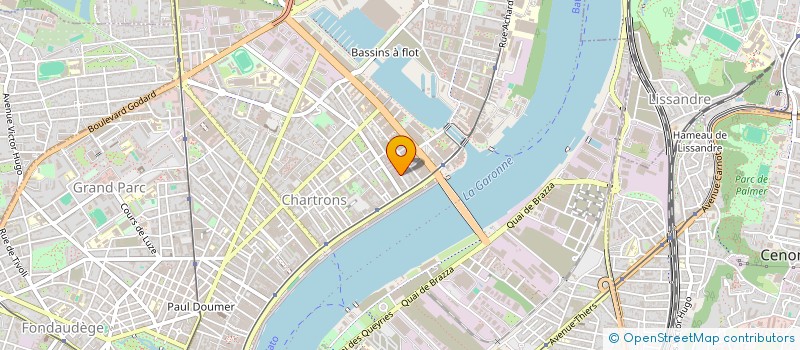 localisation de l'entreprise THELONIOUS  BORDEAUX